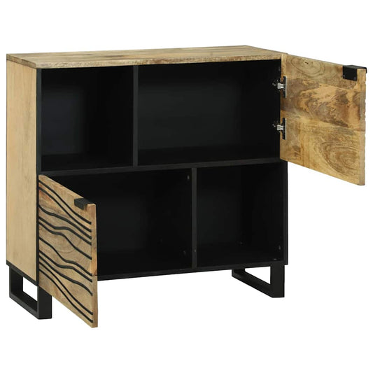 Sideboard Brown 80 x 33 x 75 cm Solid mango wood