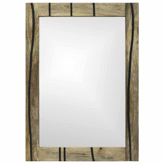 Bathroom Mirror Natural 50 x 2.5 x 70 cm Rectangular
