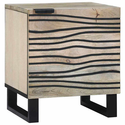 Bedside Cabinet 2 pcs White 40 x 33 x 46 cm Engineered Wood