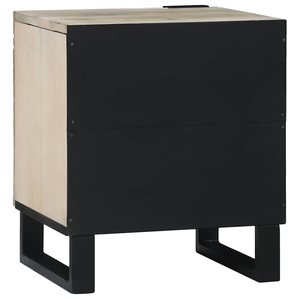 Bedside Cabinet 2 pcs White 40 x 33 x 46 cm Engineered Wood