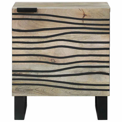 Bedside Cabinet 2 pcs White 40 x 33 x 46 cm Engineered Wood