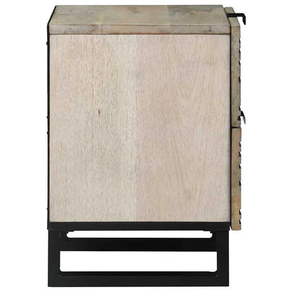Bedside Cabinet 2 pcs White 40 x 33 x 46 cm Engineered Wood