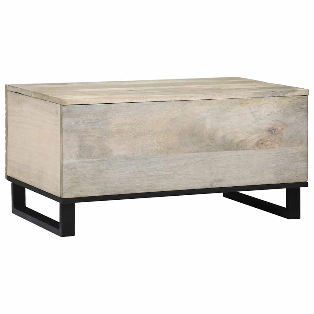 Coffee Table White 80 x 50 x 40 cm Engineered Wood