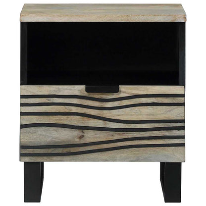 Bedside Cabinet 2 pcs White 40 x 33 x 46 cm Engineered Wood