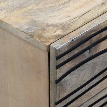 Bedside Cabinet White 50 x 33 x 62 cm Engineered Wood