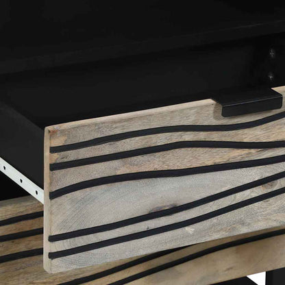Bedside Cabinet White 50 x 33 x 62 cm Engineered Wood