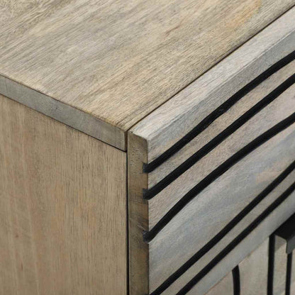 Bedside Cabinet White 50 x 33 x 60 cm Engineered Wood