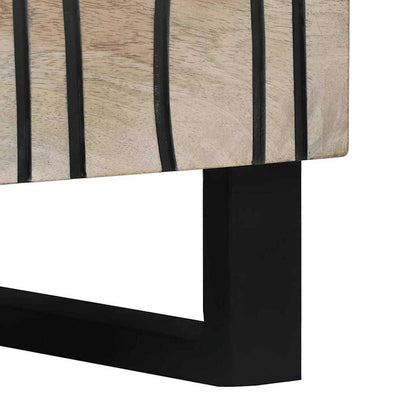 Bedside Cabinet White 50 x 33 x 60 cm Engineered Wood
