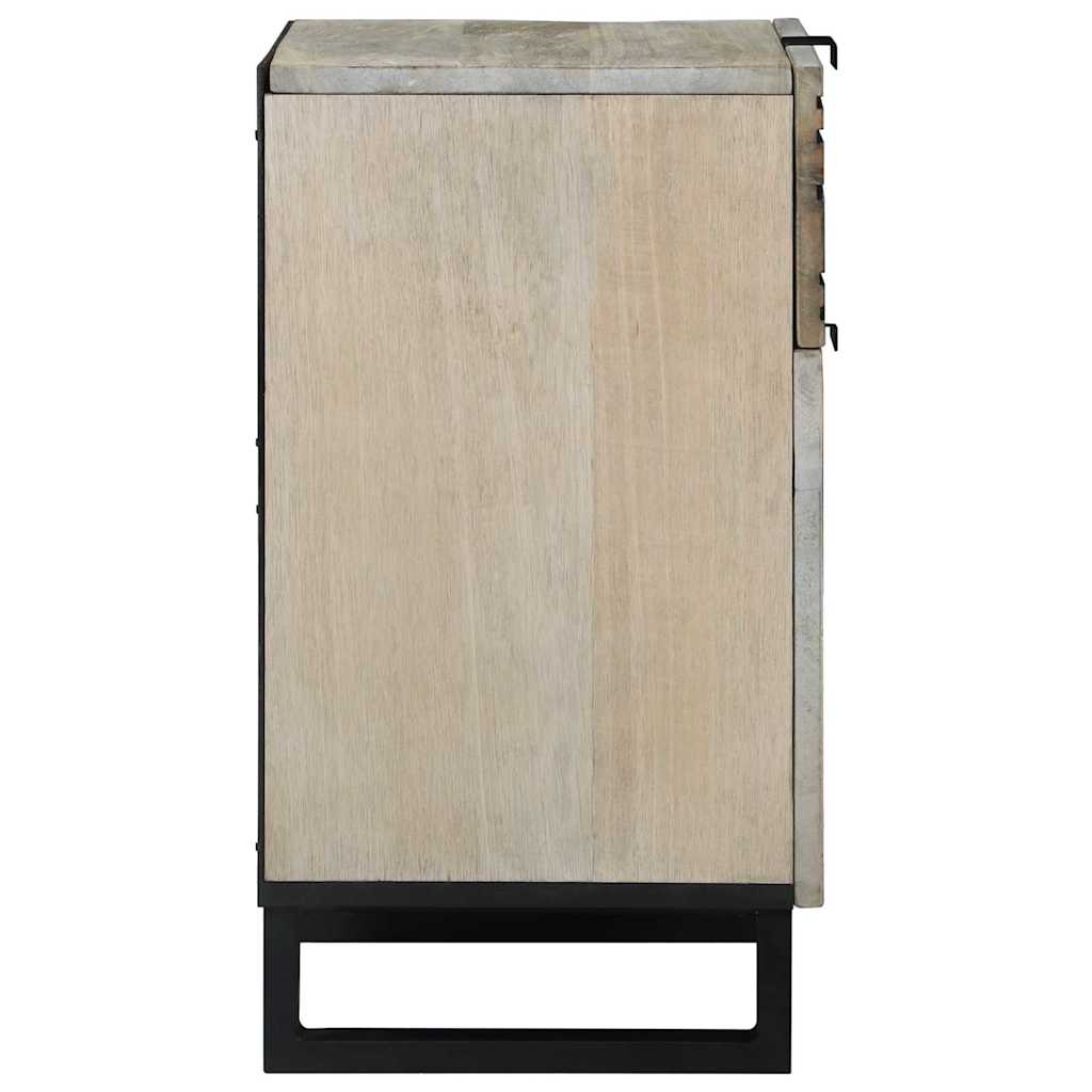 Bedside Cabinet White 50 x 33 x 60 cm Engineered Wood