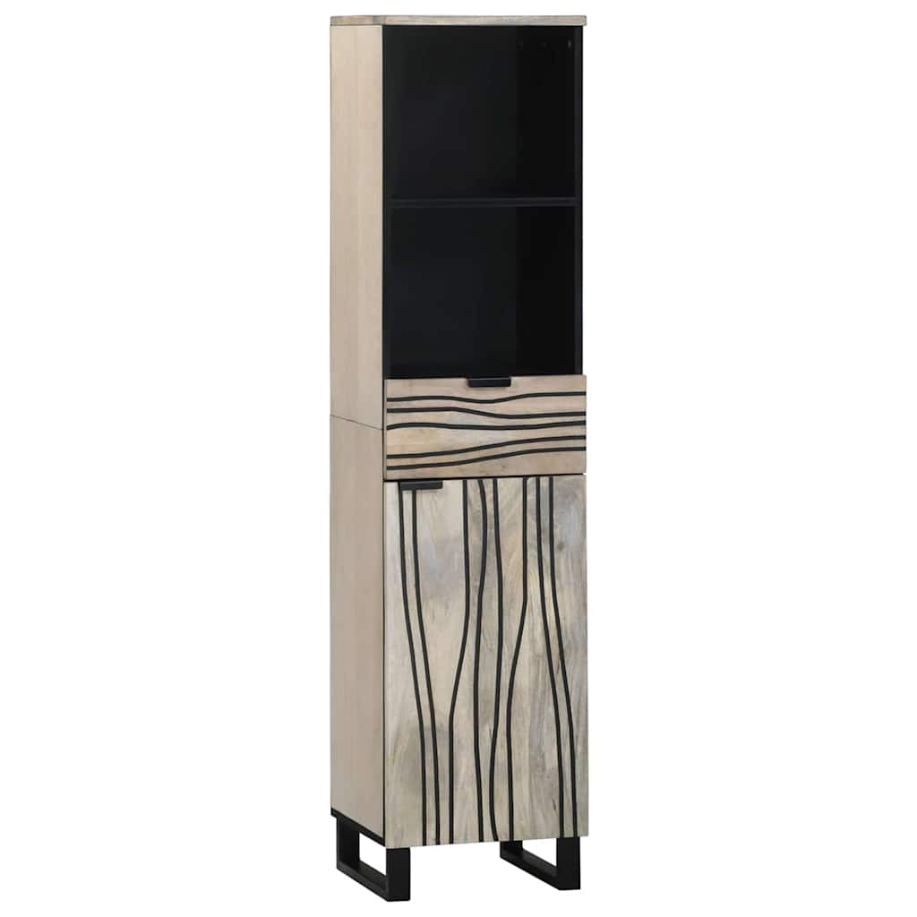 Bathroom Cabinet White 38 x 33 x 160 cm Engineered Wood