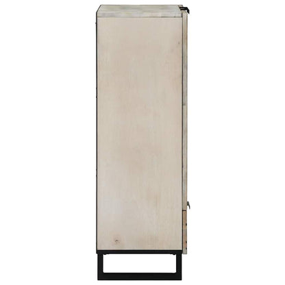 Media Storage Cabinets & Racks White and Black 60 x 33 x 100 cm