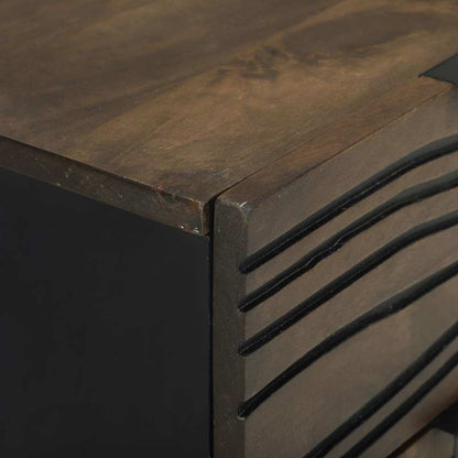 Bedside Cabinet 2 pcs Walnut 40 x 33 x 46 cm Engineered Wood