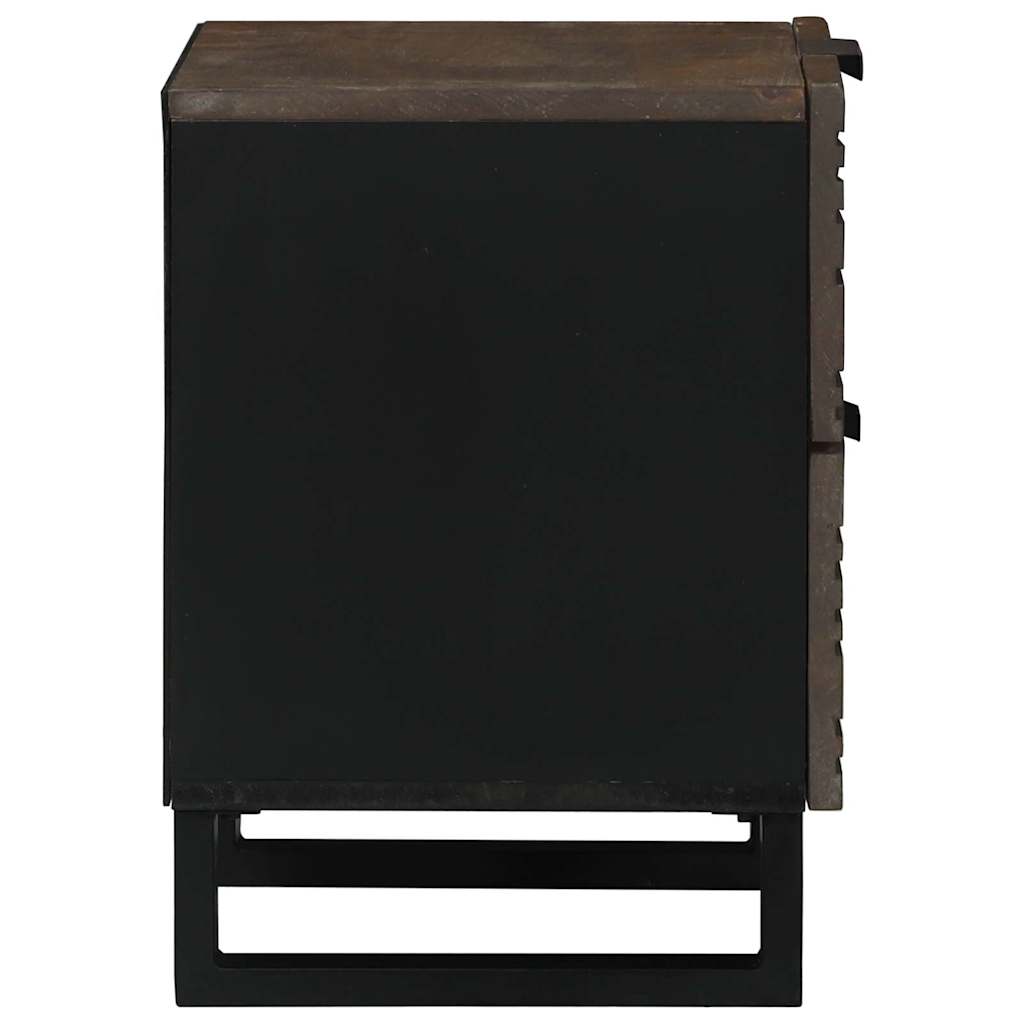 Bedside Cabinet 2 pcs Walnut 40 x 33 x 46 cm Engineered Wood