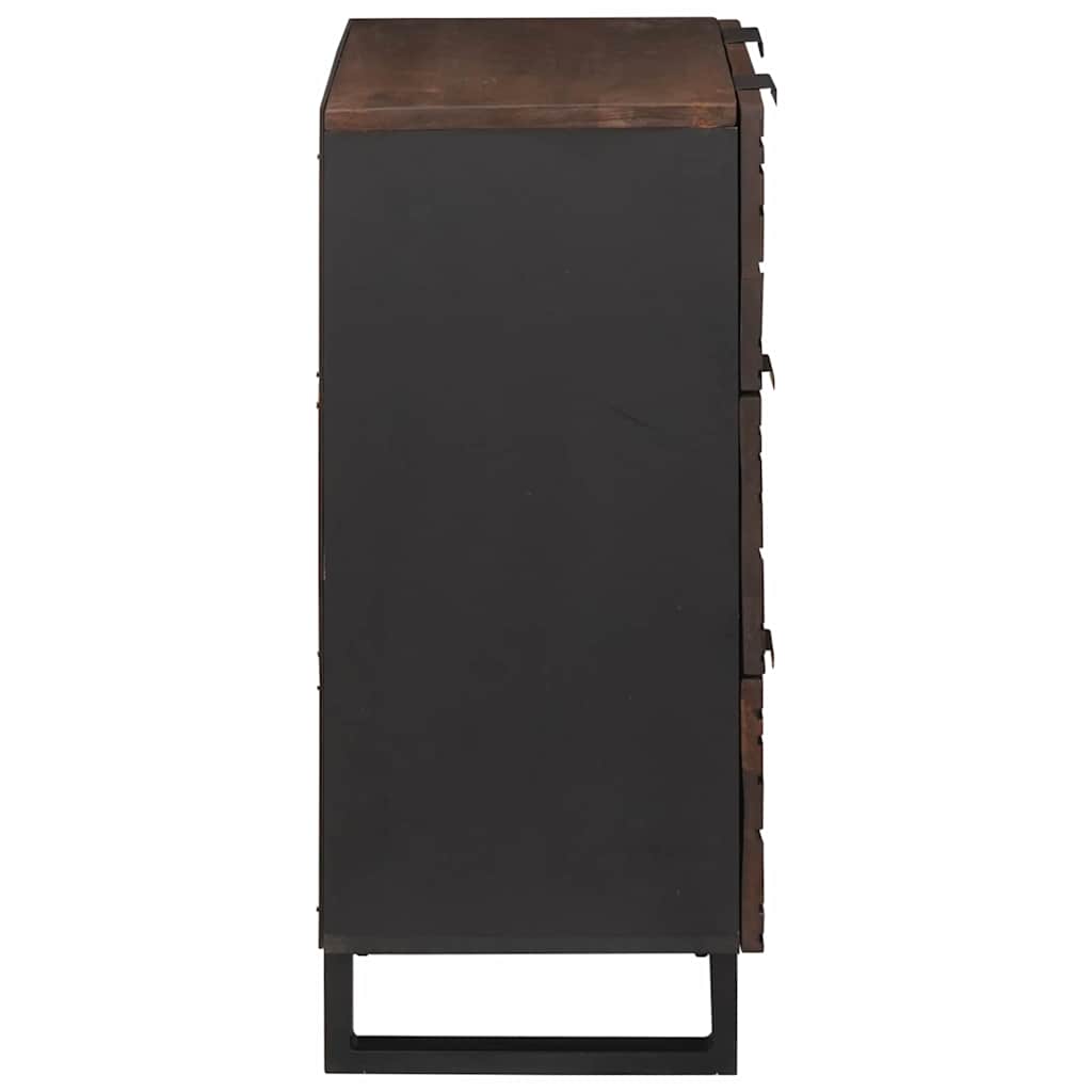 Sideboard with Drawer Brown 60 x 33.5 x 75 cm Solid Mango wood