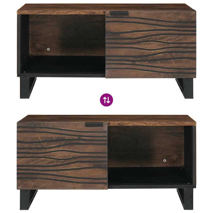 Coffee Table Walnut 80 x 50 x 40 cm Engineered Wood