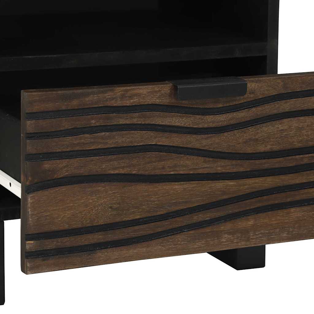 Bedside Cabinet Walnut 40 x 33 x 46 cm Engineered Wood