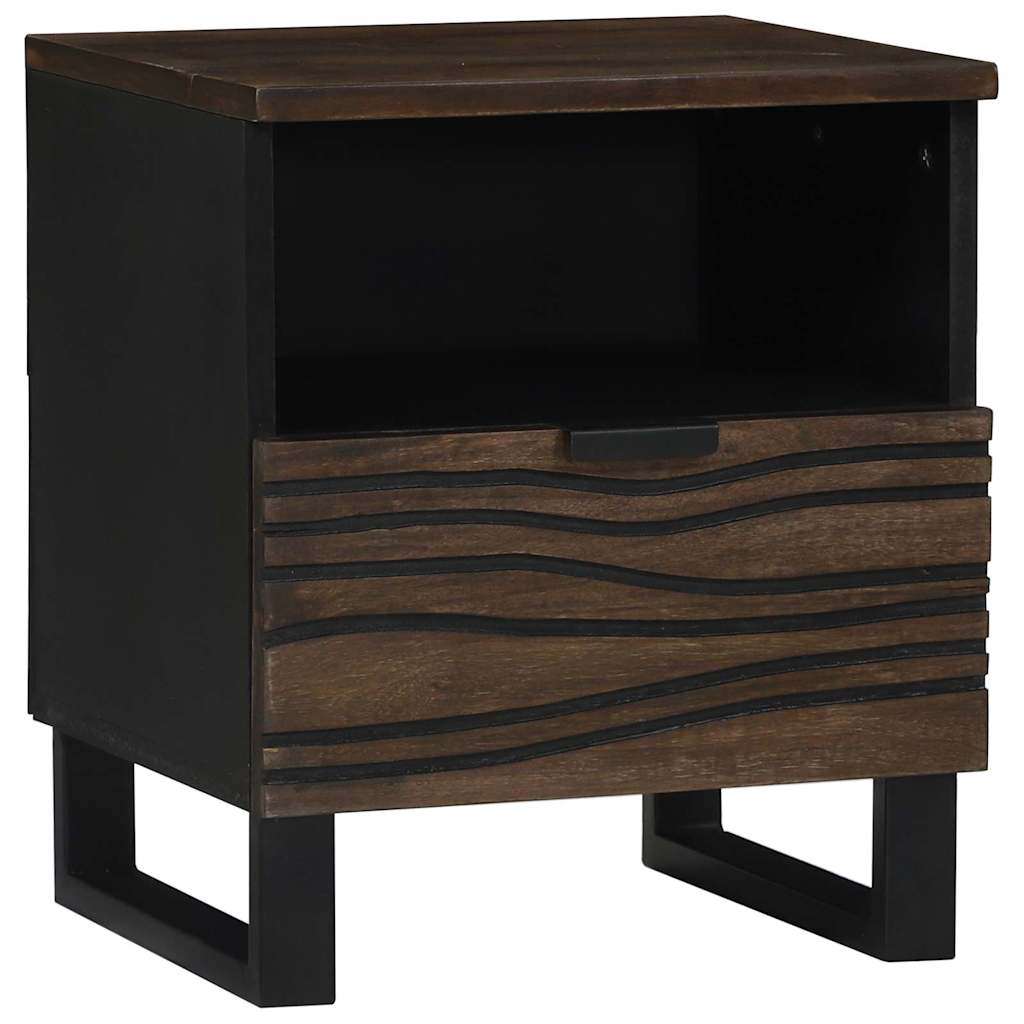 Bedside Cabinet Walnut 40 x 33 x 46 cm Engineered Wood