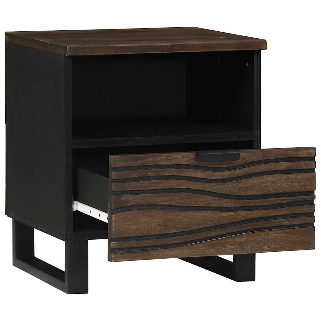Bedside Cabinet Walnut 40 x 33 x 46 cm Engineered Wood