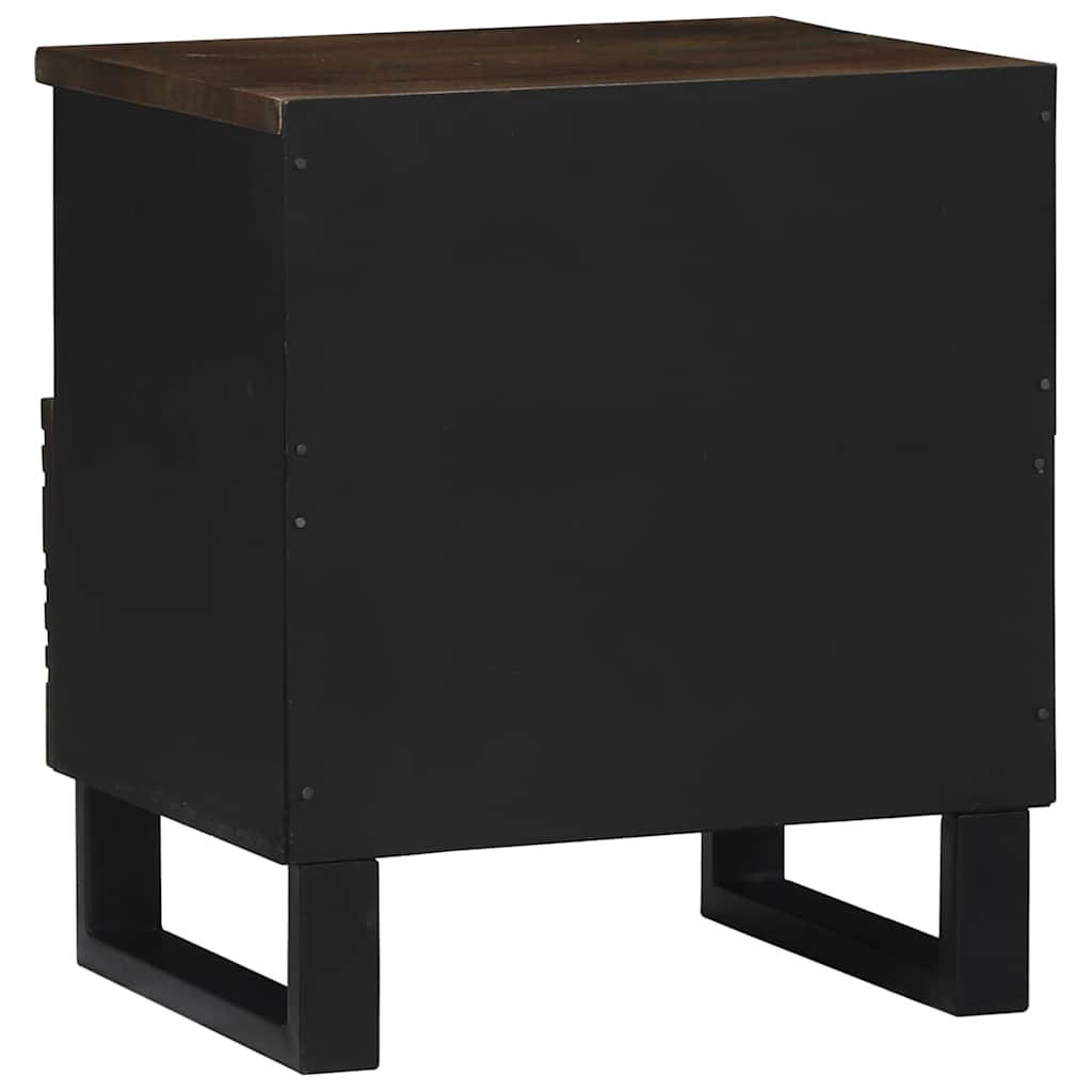 Bedside Cabinet Walnut 40 x 33 x 46 cm Engineered Wood