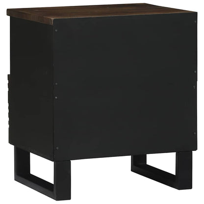 Bedside Cabinet Walnut 40 x 33 x 46 cm Engineered Wood