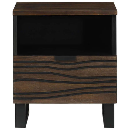 Bedside Cabinet Walnut 40 x 33 x 46 cm Engineered Wood