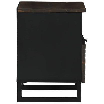 Bedside Cabinet Walnut 40 x 33 x 46 cm Engineered Wood