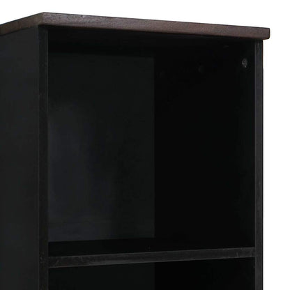 Bathroom Cabinet Walnut 38 x 33 x 160 cm Engineered Wood