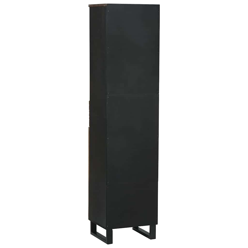 Bathroom Cabinet Walnut 38 x 33 x 160 cm Engineered Wood