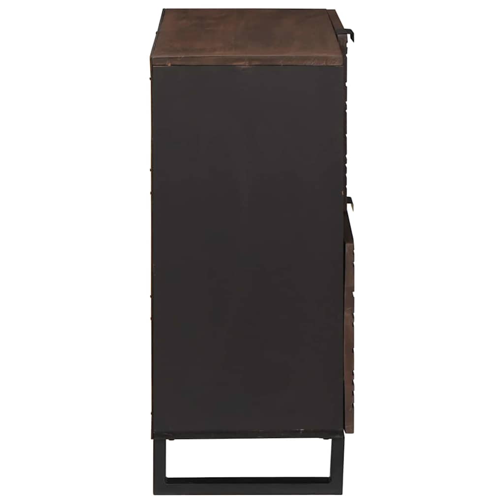 Sideboard Brown 80 x 33 x 75 cm Solid mango wood