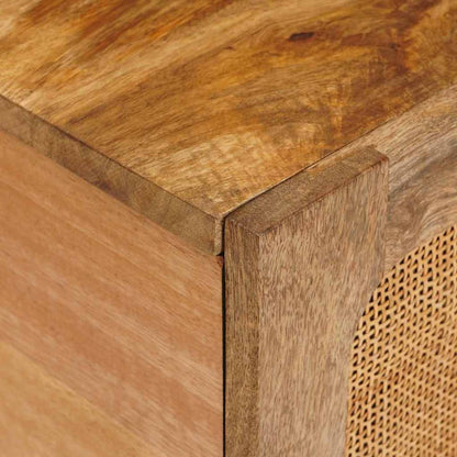 Coffee Table Natural 80 x 50 x 40 cm Solid Mango Wood