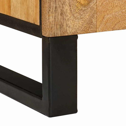 Bedside Cabinet Natural 50 x 33 x 60 cm Solid Mango Wood