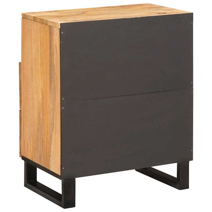 Bedside Cabinet Natural 50 x 33 x 60 cm Solid Mango Wood