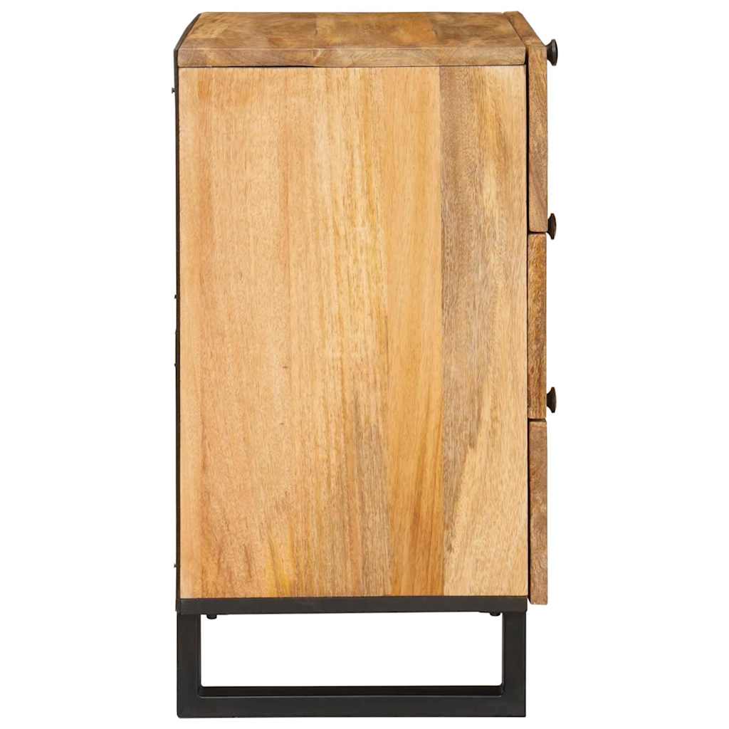Bedside Cabinet Natural 50 x 33 x 62 cm Solid Mango Wood