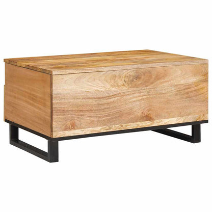 Coffee Table Artisan Oak 80 x 54 x 40 cm Solid Mango Wood