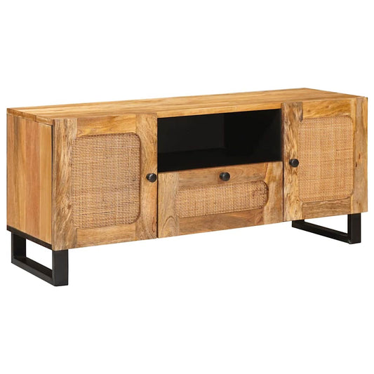 TV Cabinet Brown 105 x 33 x 46 cm Solid Mango Wood