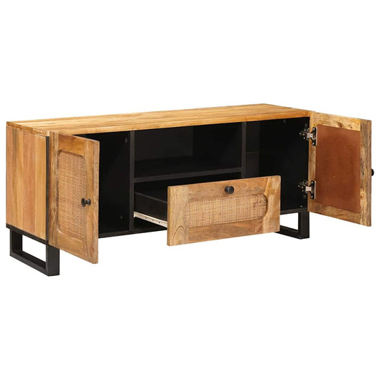 TV Cabinet Brown 105 x 33 x 46 cm Solid Mango Wood