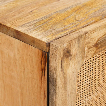 Highboard Brown 40 x 33 x 110 cm Solid Mango Wood