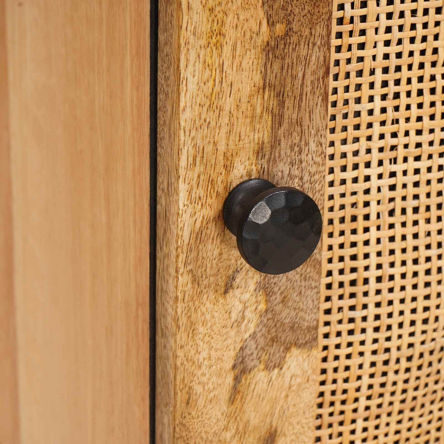 Highboard Brown 40 x 33 x 110 cm Solid Mango Wood