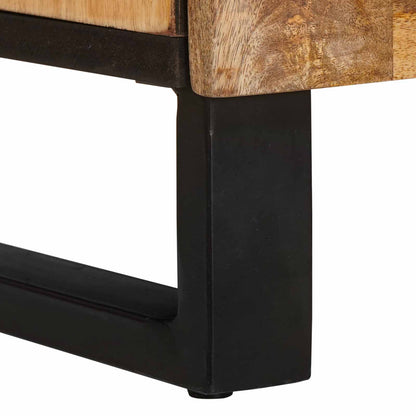 Highboard Brown 40 x 33 x 110 cm Solid Mango Wood