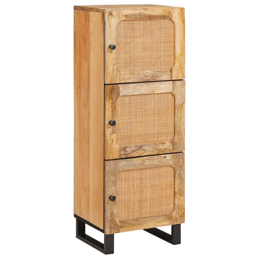Highboard Brown 40 x 33 x 110 cm Solid Mango Wood