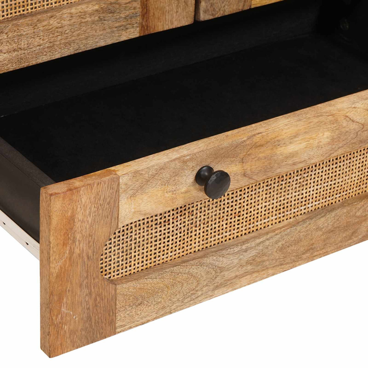 Highboard with Drawer Brown 40 x 33 x 110 cm Solid Mango Wood