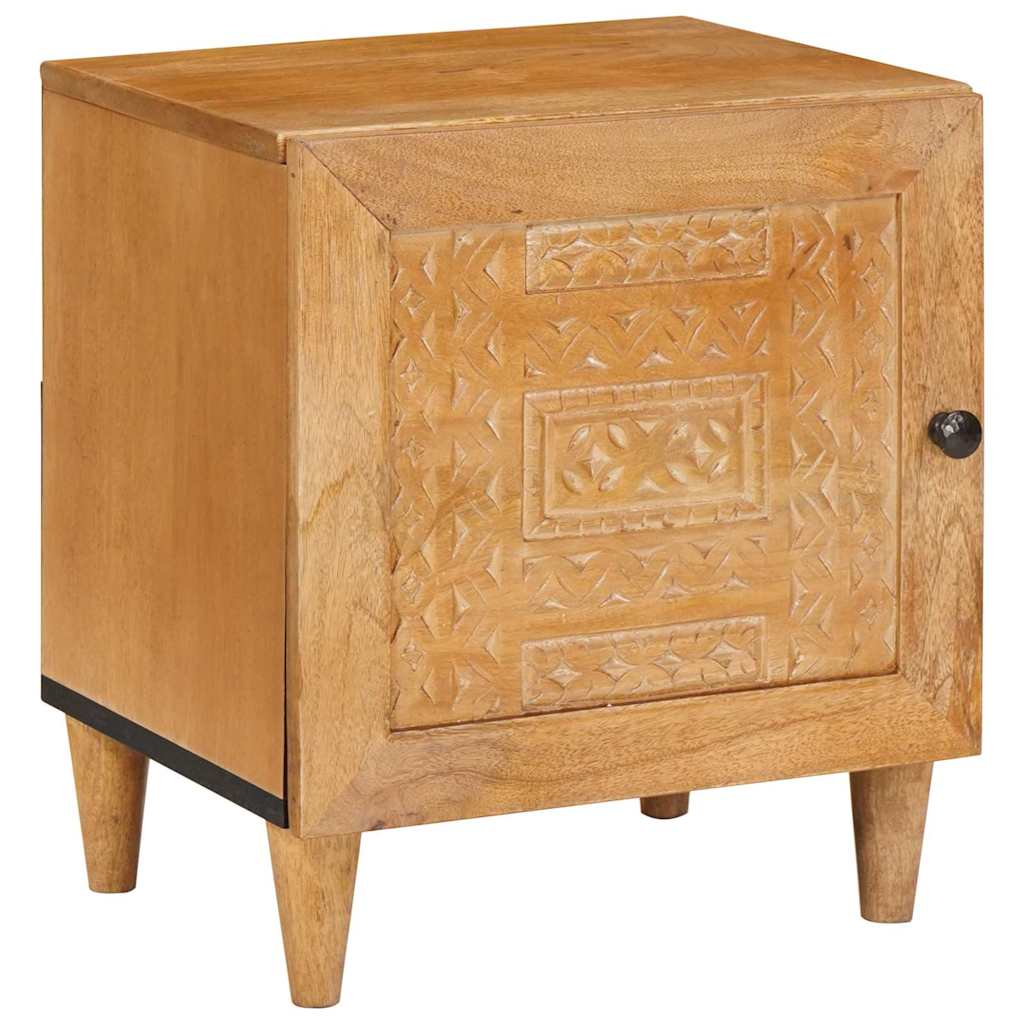 Bedside Cabinet Light Brown 80 x 50 x 40 cm Engineered Wood