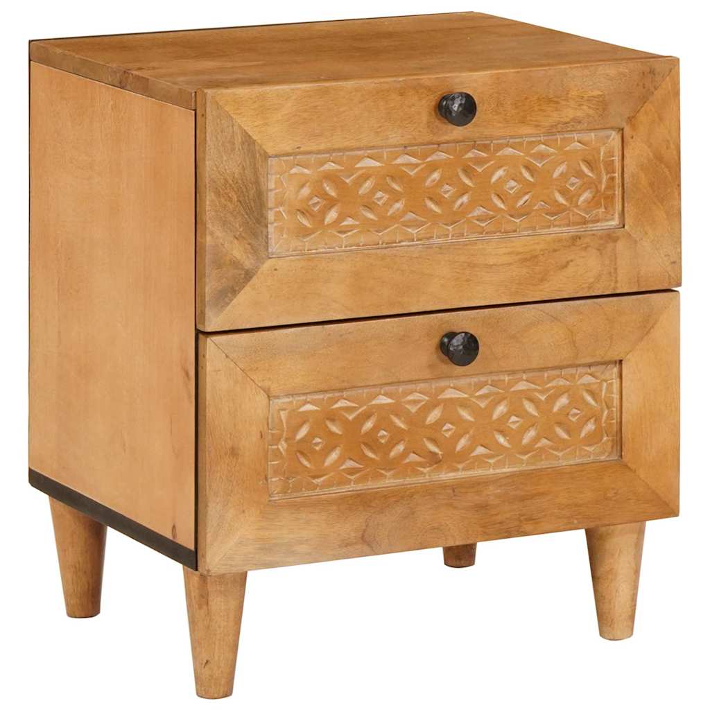 Bedside Cabinet 2 pcs Light Brown 40 x 33 x 46 cm