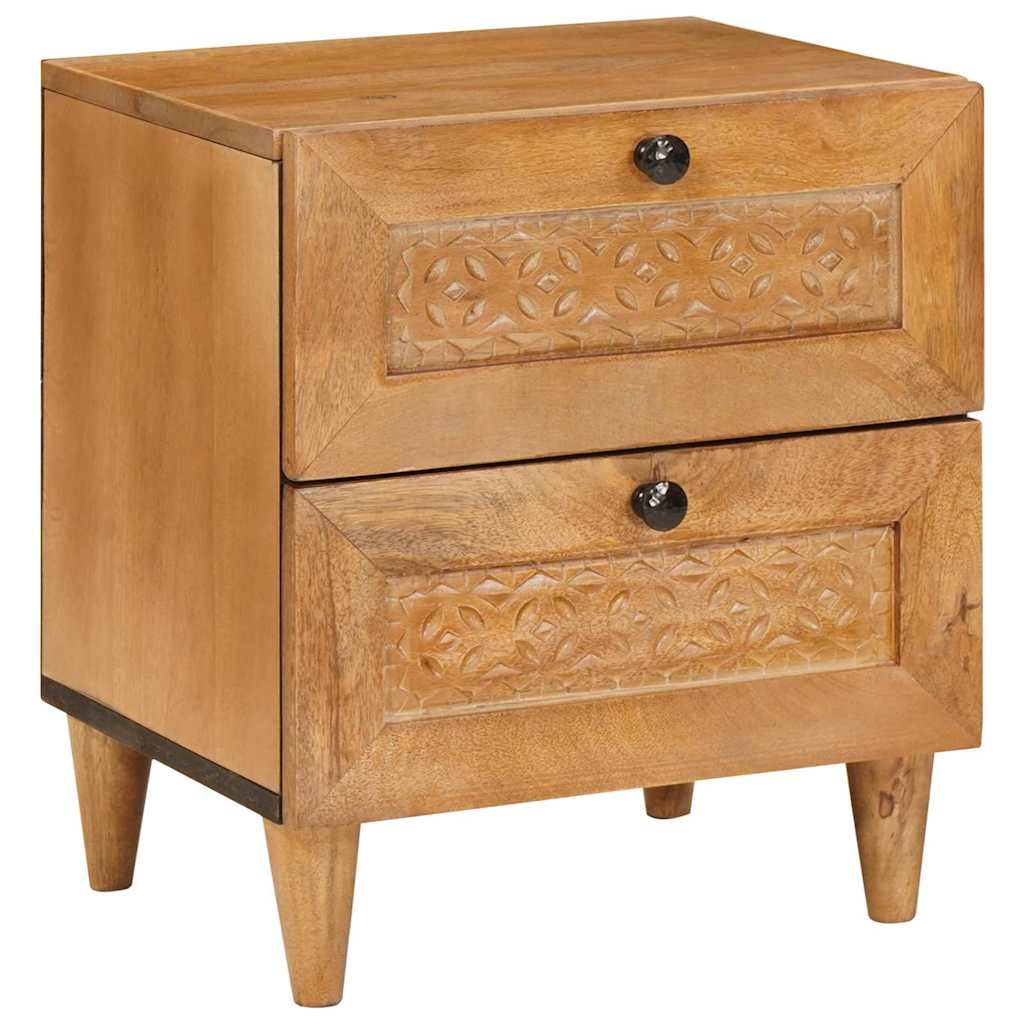 Bedside Cabinet 2 pcs Light Brown 40 x 33 x 46 cm