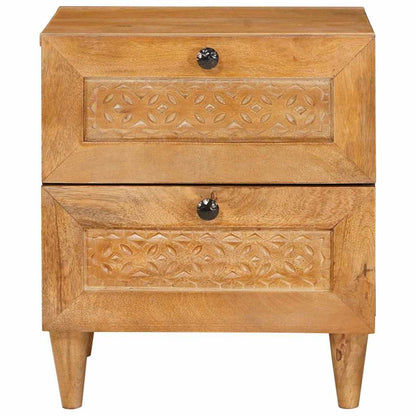 Bedside Cabinet 2 pcs Light Brown 40 x 33 x 46 cm