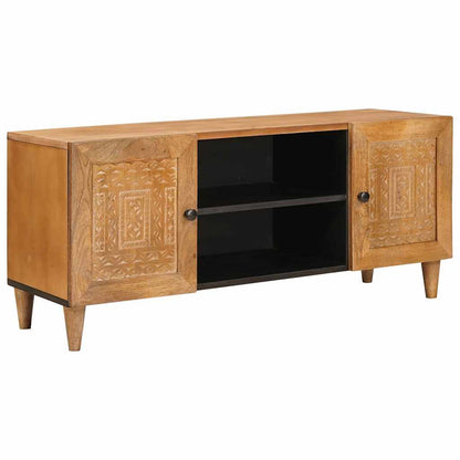TV Units Light Brown 105 x 33 x 46 cm Solid Mango Wood