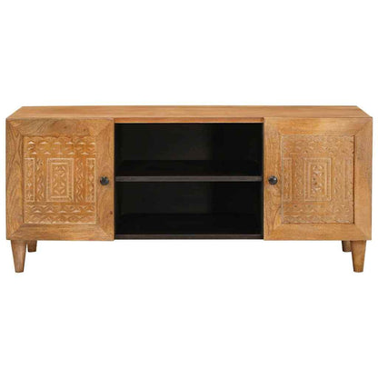 TV Units Light Brown 105 x 33 x 46 cm Solid Mango Wood