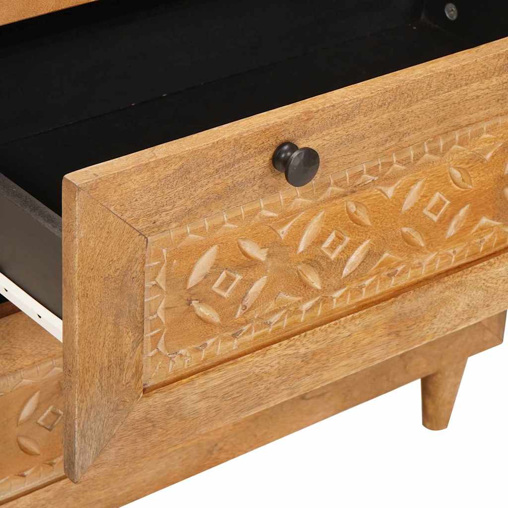 Sideboard Light brown 60 x 33 x 75 cm Solid mango wood