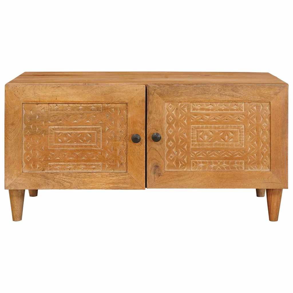 Coffee Table Light Brown 80 x 54 x 40 cm Engineered Wood
