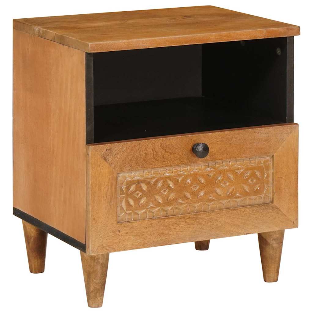 Bedside Cabinet Light Brown 40 x 33 x 46 cm Engineered Wood